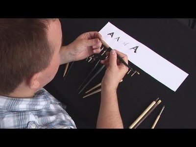 How To Handle A Calligraphy Pen
