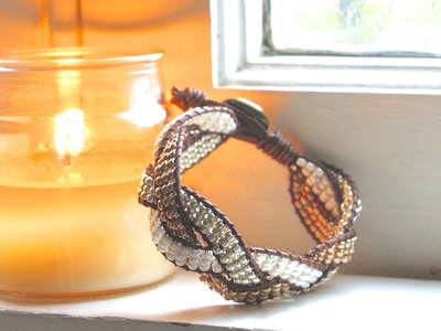 How to Make a Braided Ladder Bracelet