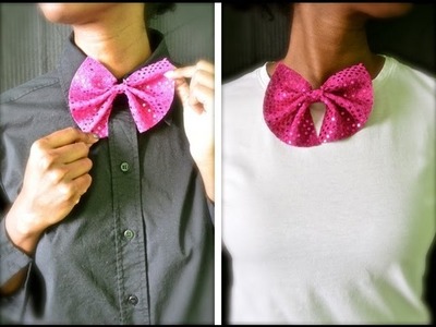 How to make a girly bow tie for women! | Nik Scott