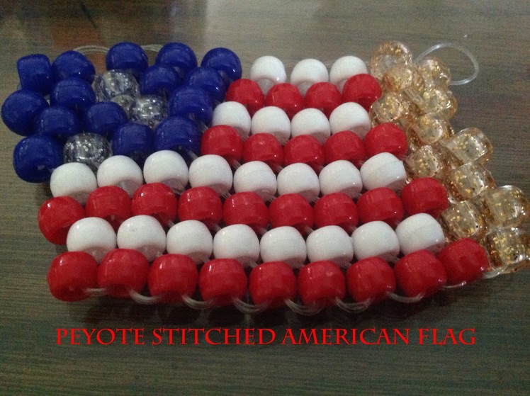 How To Make a Peyote Stitched American Flag