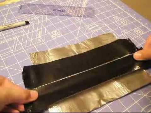 How to make a tin foil wallet part 1