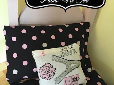 How to make an American Girl Pillow • No Sew