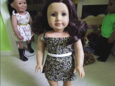 How to make an american girl doll dress