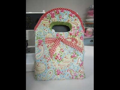 Little bow bag sewing tutorial by Debbie Shore