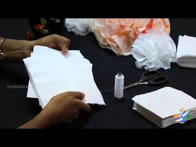 Make Flowers Out Of Tissue Paper