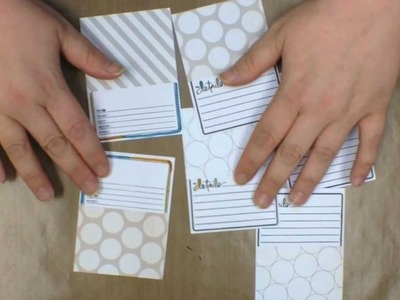 Making Your Own Journaling Cards by Teri Anderson - Technique Tuesday