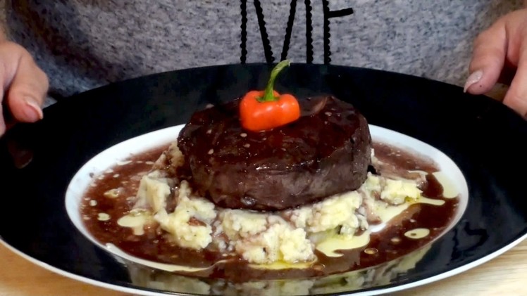 Mariah Milano's Filet Mignon with Red Wine Reduction