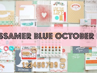 October Gossamer Blue Kit! | Project Life