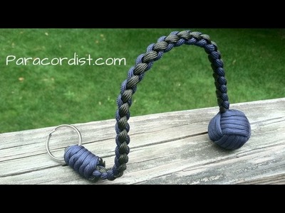 Paracordist how to tie the snake knot and crown knot to finish the paracord Battering Ram lanyard