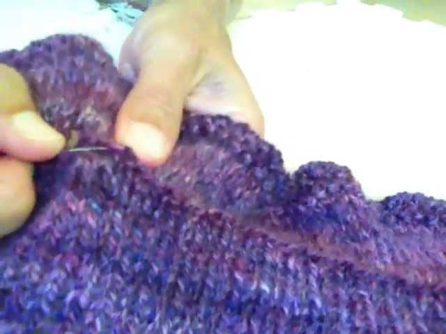Part 3: Blocking a Shawl with Blocking Wires and Pins