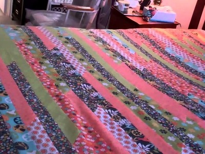 Queen King Jelly Roll Quilt Part 5 Finishing the top