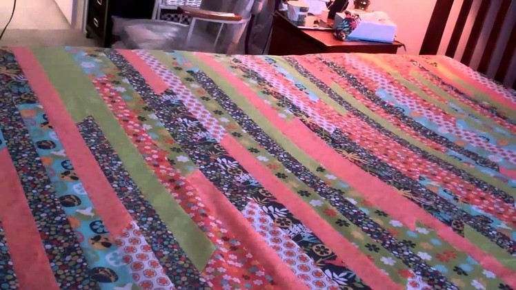 Queen King Jelly Roll Quilt Part 5 Finishing the top