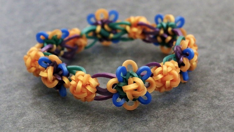 Rainbow Loom™ MonsterTail™ Celtic Knot Charm Bracelet Tutorial