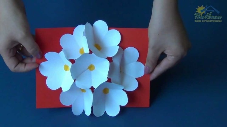 THE HOUSE PIRACICABA - 3D Flower Pop Up Card