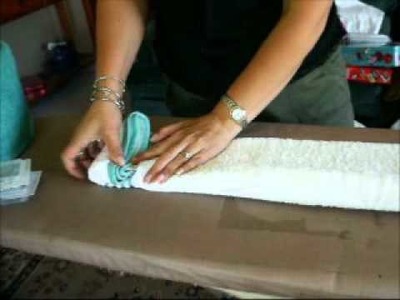 Towel cake tutorial