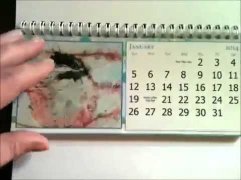 2014 Desktop Calendar - Paper Art Works - Col Mitchell