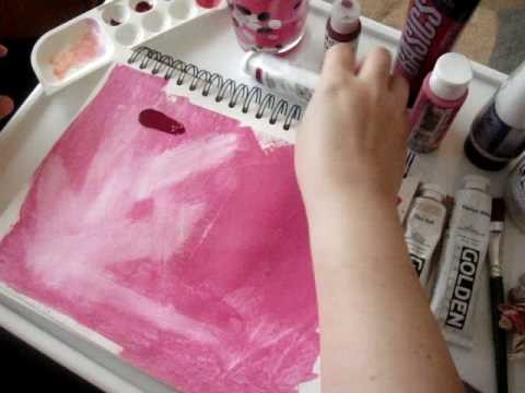Art Journaling for beginners- Demystifying Acrylics part 2
