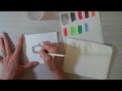 Darcie's Watercolor Pencil Technique