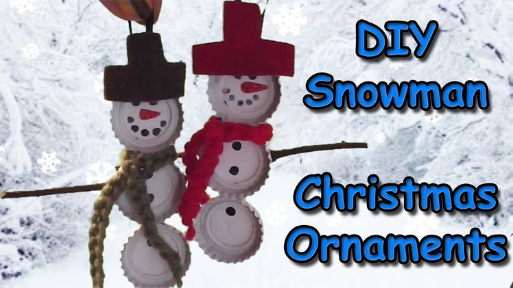 Easy Snowman Christmas Ornament Tutorial