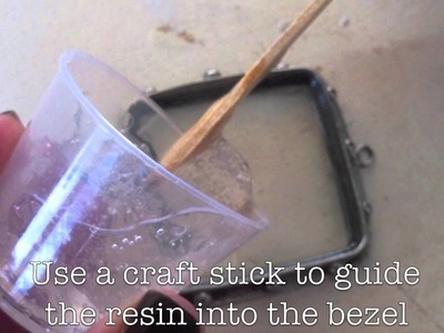 Fill an Open-Backed Bezel with ICE Resin