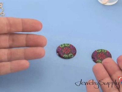 How to create Resin Colorburst Earrings