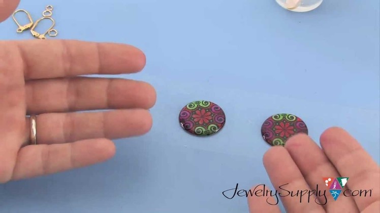 How to create Resin Colorburst Earrings