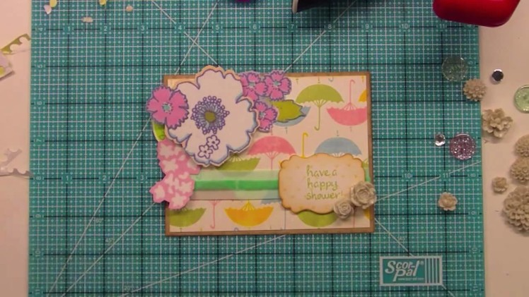 How to create your own patterned paper with stamps