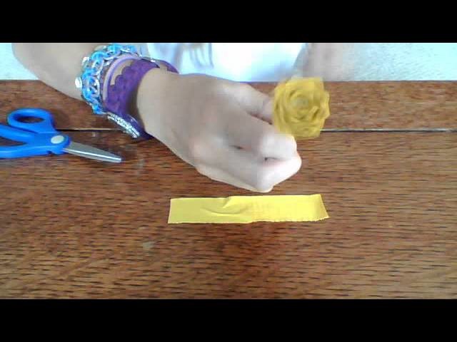 How to make a duct tape daisy