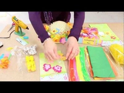 How to make a girls Easter bonnet