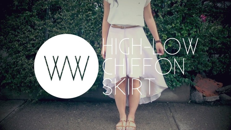 How to Make a High-Low Chiffon Skirt