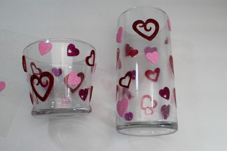 How to make a Valentine vase and candleholder