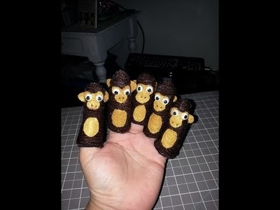 How to Make Finger Puppets Monkey