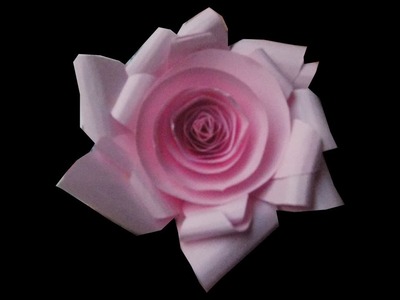 How to make  paper  rose  2014