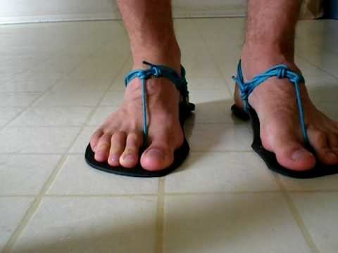 How to Tie Huarache Sandals