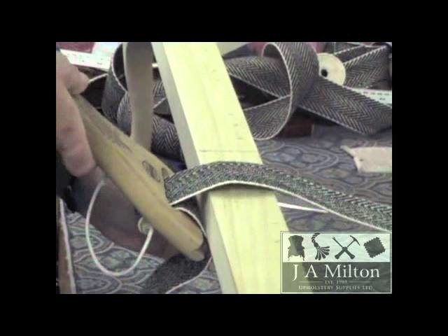 How to use a Webbing Strainer. Stretcher.m4v