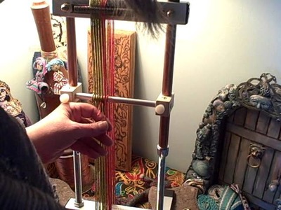 How to weave Inkle bands on the Mirrix Loom part 1