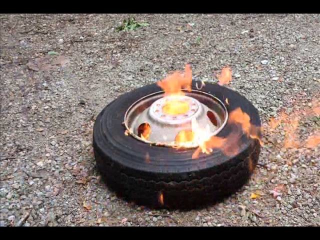 Inflating a Tire with Ether