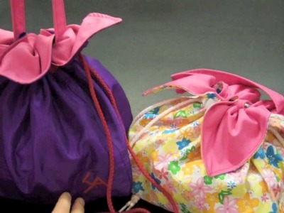 Japanese Inspired Flower Petal Lunchbag Sewing Tutorial