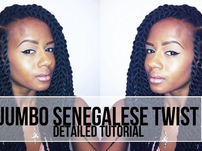 Jumbo Senegalese Twists Tutorial