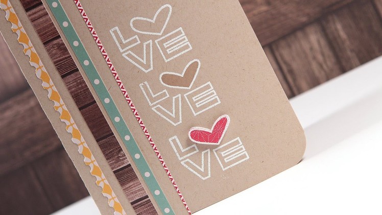 Love x 3 - Make a Card Monday #205