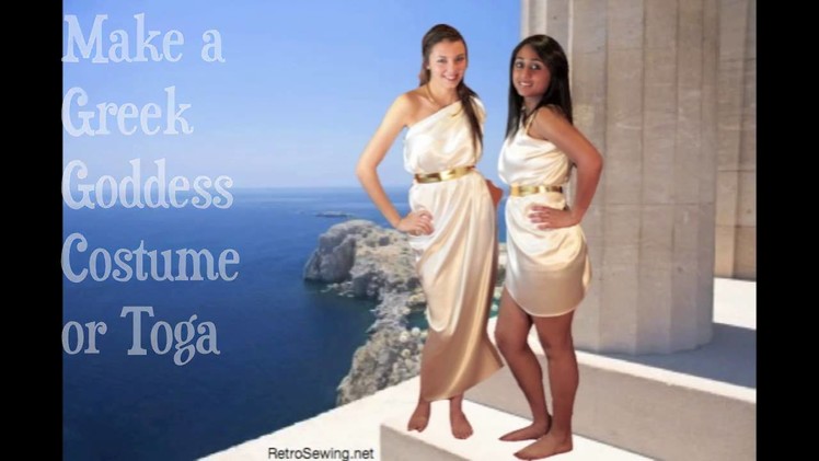 Make Greek Goddess Costume or Toga