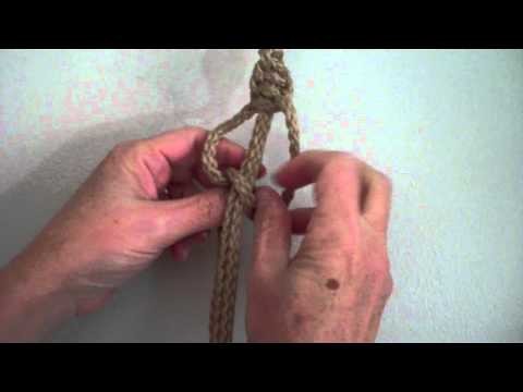 Making a Half Knot Sinnet for your Macrame Project from MacrameForFun.com