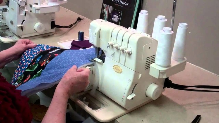 Making a Serger Quilt for Charity Part 2