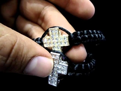 Mr Chris Da Jeweler Custom Lab Made Shockra  Cross Bracelet