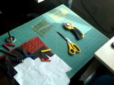 Paper Piecing Tutorial by Artisania -  Workplace set-up