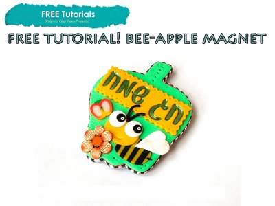 PolyPediaOnline TV - FREE How To Create a Cute Polymer Clay Bee Tutorial - PART 1