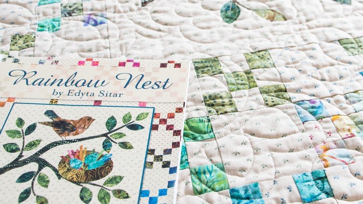 Rainbow Nest Children's Book with Quilt Pattern by Edyta Sitar - Fat Quarter Shop