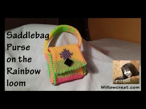 Saddlebag Purse on the Rainbow Loom