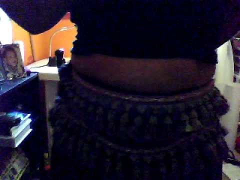 Sewing project:  Very first belly dance belt