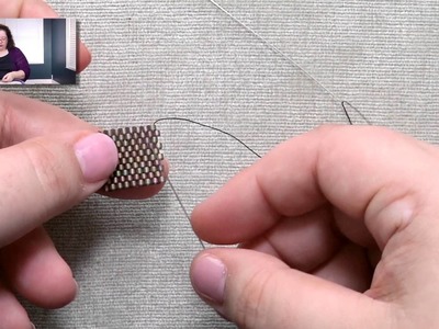 Stitches: Adding and Ending Thread in Peyote Stitch